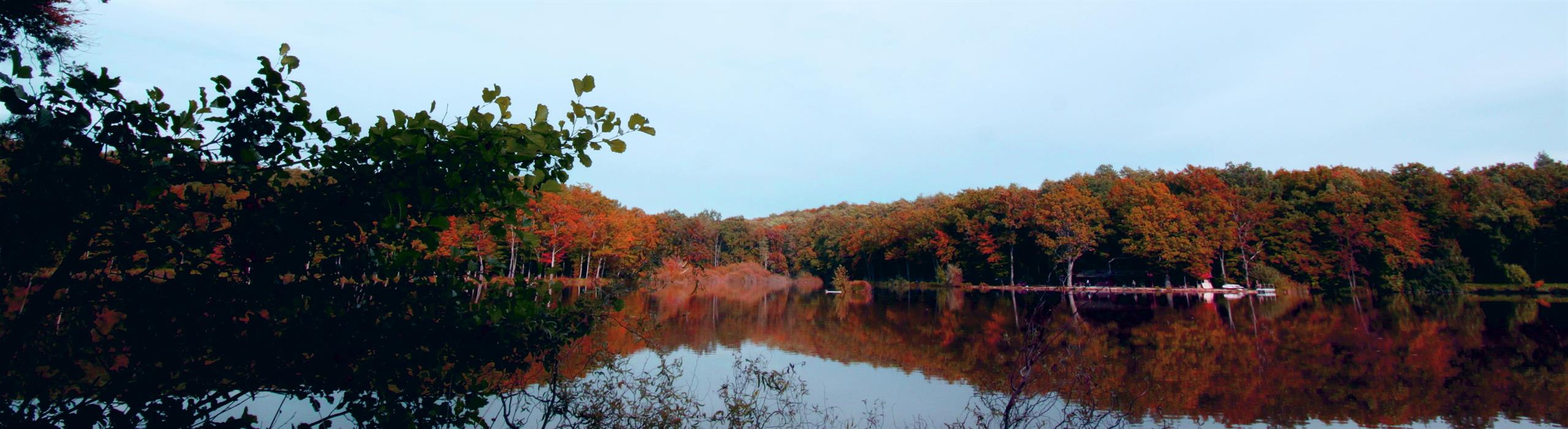 Bukovniško jezero jeseni/Bakonaki-tó ősszel